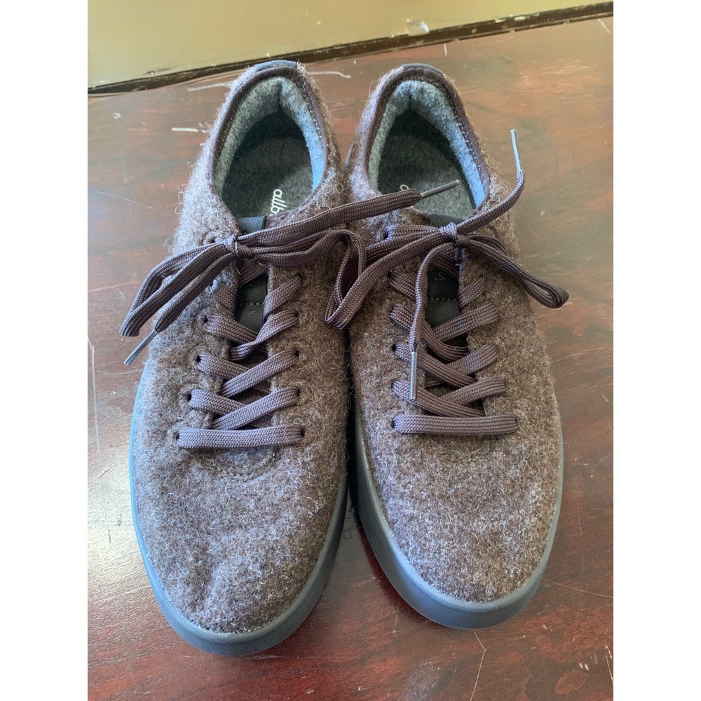 Allbirds Womens Wool Cruiser Brown Low Top Lace Up Sneakers W7.5